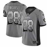 Nike Raiders 28 Josh Jacobs Gray Drift Fashion Limited Jersey Dyin,baseball caps,new era cap wholesale,wholesale hats